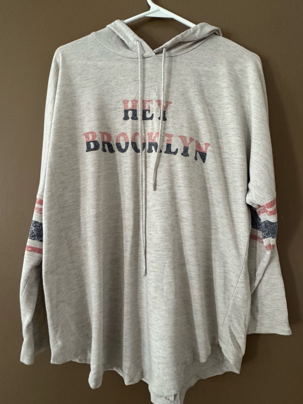 About A Girl Light Gray 'Hey Brooklyn' Hoodie